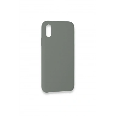 Mey İthalat®  iPhone XS Max Kılıf Lansman Legant Silikon - Gri