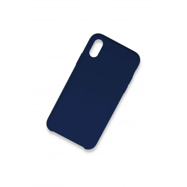 Mey İthalat®  iPhone XS Max Kılıf Lansman Legant Silikon - Lacivert