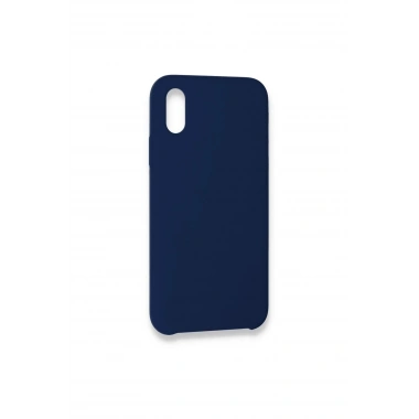 Mey İthalat®  iPhone XS Max Kılıf Lansman Legant Silikon - Lacivert
