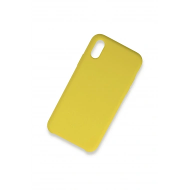 Mey İthalat®  iPhone XS Max Kılıf Lansman Legant Silikon - Sarı