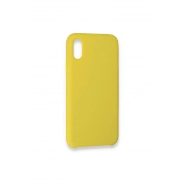 Mey İthalat®  iPhone XS Max Kılıf Lansman Legant Silikon - Sarı