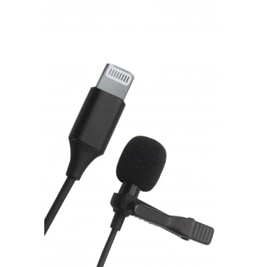 Mey İthalat®  Lightning 2 Metre Double Mikrofon - Siyah