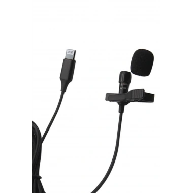 Mey İthalat®  Lightning 2 Metre Double Mikrofon - Siyah
