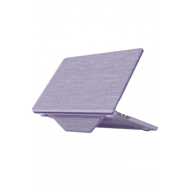 Mey İthalat®  Macbook Air 13.6 Macbook Kumaş Kapak - Mor