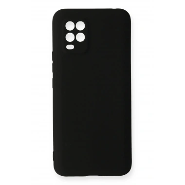 Mey İthalat®   Mi 10 Lite Kılıf First Silikon - Siyah