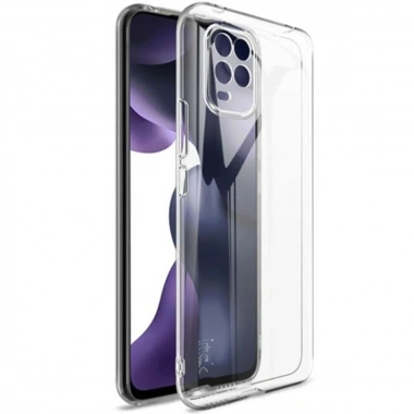 Mey İthalat®   Mi 10 Lite Kılıf Lüx Şeffaf Silikon - Şeffaf