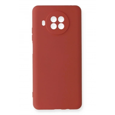 Mey İthalat®   Mi 10T Lite Kılıf Nano içi Kadife Silikon - Kiremit