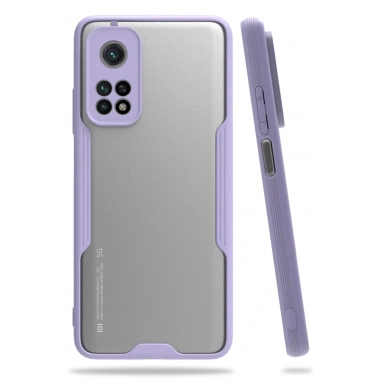 Mey İthalat®   Mi 10T Pro Kılıf Platin Silikon - Lila