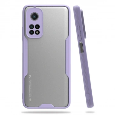 Mey İthalat®   Mi 10T Pro Kılıf Platin Silikon - Lila