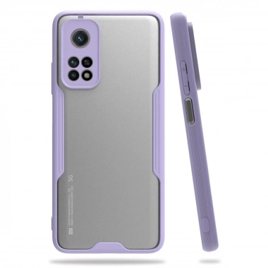 Mey İthalat®   Mi 10T Pro Kılıf Platin Silikon - Lila