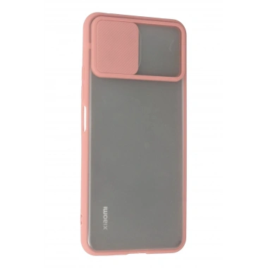 Mey İthalat® Mİ 11 Lite Kılıf Palm Buzlu Kamera Sürgülü Silikon - Pembe