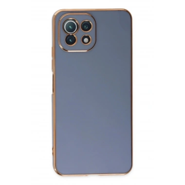 Mey İthalat®   Mİ 11 Lite Kılıf Volet Silikon - Mavi