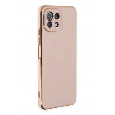 Mey İthalat®   Mİ 11 Lite Kılıf Volet Silikon - Pembe