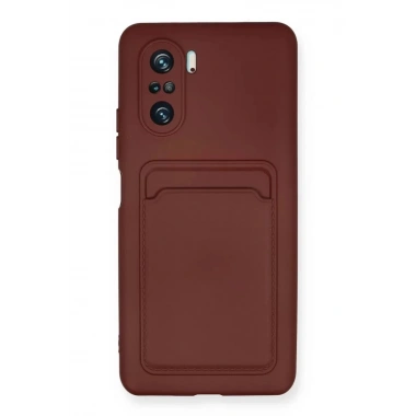 Mey İthalat®   Mi 11i Kılıf Kelvin Kartvizitli Silikon - Bordo