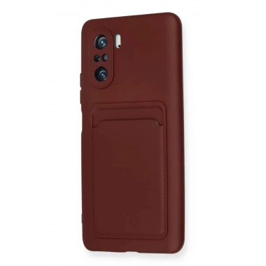 Mey İthalat®   Mi 11i Kılıf Kelvin Kartvizitli Silikon - Bordo