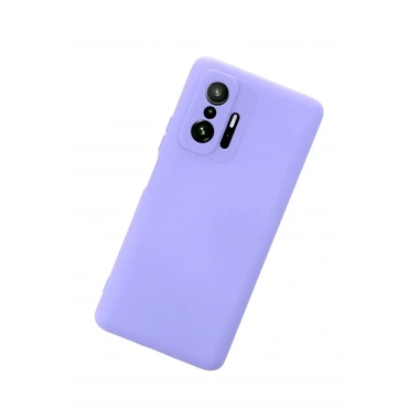 Mey İthalat®   Mi 11T Pro Kılıf Nano içi Kadife Silikon - Lila