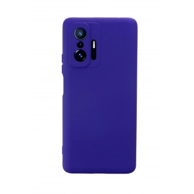 Mey İthalat®   Mi 11T Pro Kılıf Nano içi Kadife Silikon - Mor