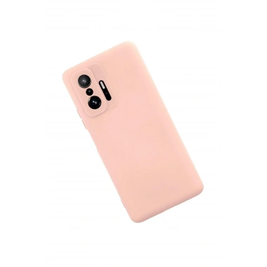 Mey İthalat®   Mi 11T Pro Kılıf Nano içi Kadife Silikon - Pudra
