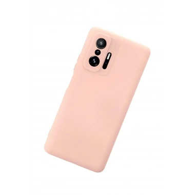 Mey İthalat®   Mi 11T Pro Kılıf Nano içi Kadife Silikon - Pudra