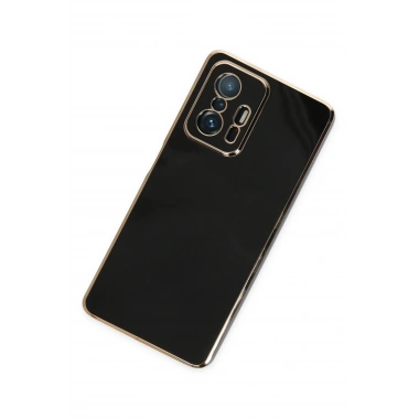 Mey İthalat®   Mi 11T Pro Kılıf Volet Silikon - Siyah