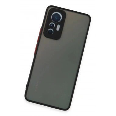 Mey İthalat®   Mi 12 Lite Kılıf Montreal Silikon Kapak - Siyah
