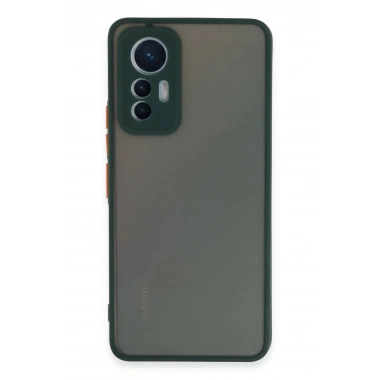 Mey İthalat®   Mi 12 Lite Kılıf Montreal Silikon Kapak - Yeşil