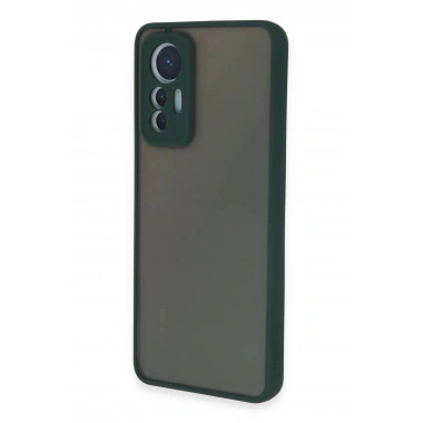 Mey İthalat®   Mi 12 Lite Kılıf Montreal Silikon Kapak - Yeşil