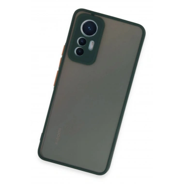 Mey İthalat®   Mi 12 Lite Kılıf Montreal Silikon Kapak - Yeşil