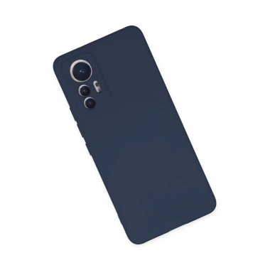 Mey İthalat®   Mi 12 Lite Kılıf Nano içi Kadife Silikon - Lacivert