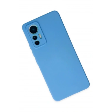 Mey İthalat®   Mi 12 Lite Kılıf Nano içi Kadife Silikon - Mavi