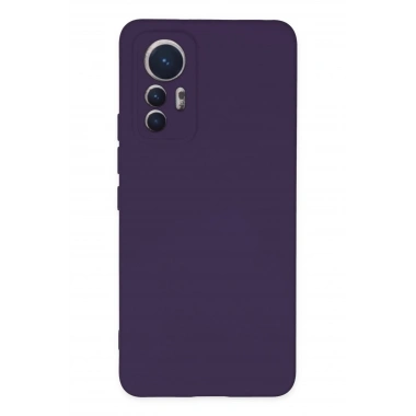 Mey İthalat®   Mi 12 Lite Kılıf Nano içi Kadife Silikon - Mor