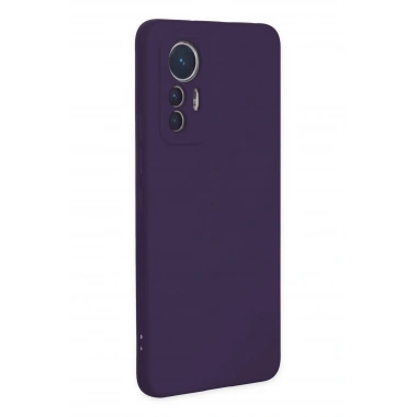 Mey İthalat®   Mi 12 Lite Kılıf Nano içi Kadife Silikon - Mor