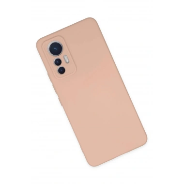 Mey İthalat®   Mi 12 Lite Kılıf Nano içi Kadife Silikon - Pudra