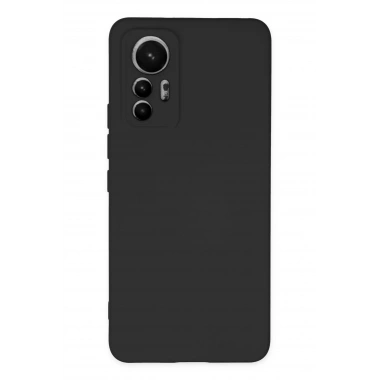 Mey İthalat®   Mi 12 Lite Kılıf Nano içi Kadife Silikon - Siyah