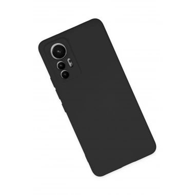 Mey İthalat®   Mi 12 Lite Kılıf Nano içi Kadife Silikon - Siyah