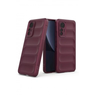 Mey İthalat®   Mi 12 Lite Kılıf Optimum Silikon - Bordo