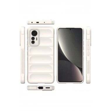 Mey İthalat®   Mi 12 Lite Kılıf Optimum Silikon - Krem