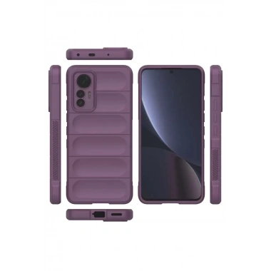 Mey İthalat®   Mi 12 Lite Kılıf Optimum Silikon - Mor
