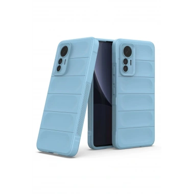 Mey İthalat®   Mi 12 Lite Kılıf Optimum Silikon - Sky Blue