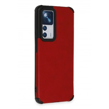 Mey İthalat® Mi 12T Kılıf Loop Deri Silikon - Kırmızı