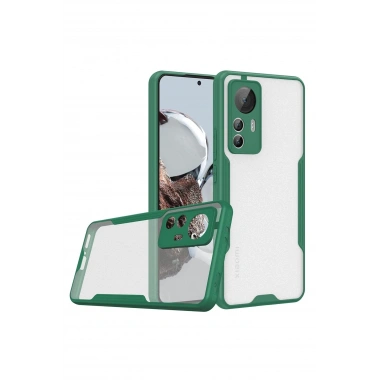 Mey İthalat®   Mi 12T Kılıf Platin Silikon - Yeşil