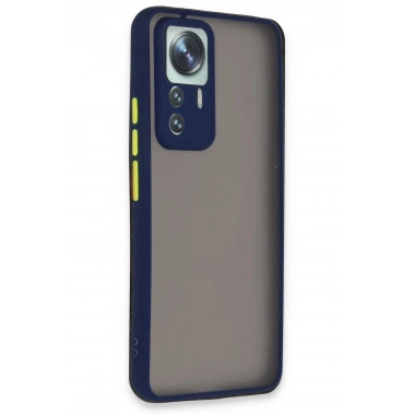 Mey İthalat®   Mi 12T Pro Kılıf Montreal Silikon Kapak - Lacivert