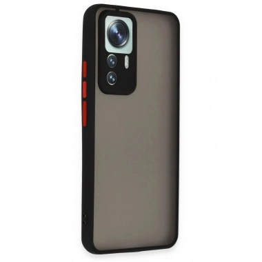 Mey İthalat®   Mi 12T Pro Kılıf Montreal Silikon Kapak - Siyah