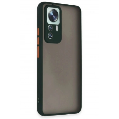 Mey İthalat®   Mi 12T Pro Kılıf Montreal Silikon Kapak - Yeşil