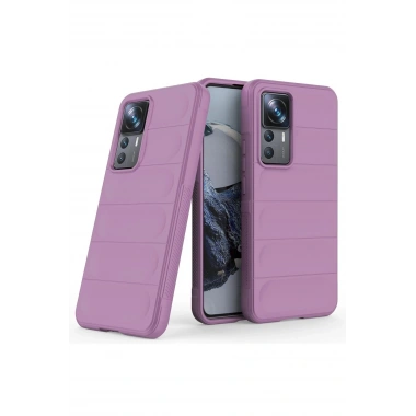 Mey İthalat®   Mi 12T Pro Kılıf Optimum Silikon - Mor