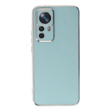 Mey İthalat®   Mi 12T Pro Kılıf Volet Silikon - Açık Yeşil
