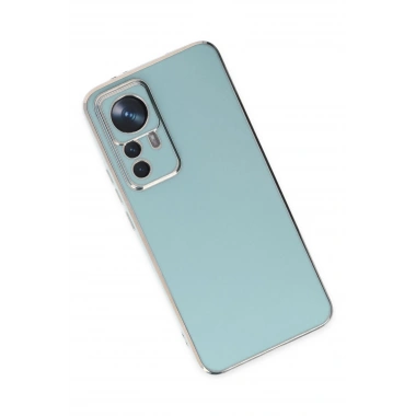 Mey İthalat®   Mi 12T Pro Kılıf Volet Silikon - Açık Yeşil
