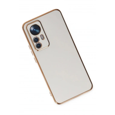 Mey İthalat®   Mi 12T Pro Kılıf Volet Silikon - Beyaz