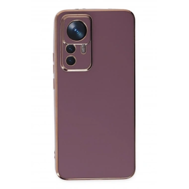 Mey İthalat®   Mi 12T Pro Kılıf Volet Silikon - Mor