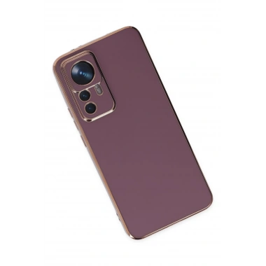 Mey İthalat®   Mi 12T Pro Kılıf Volet Silikon - Mor